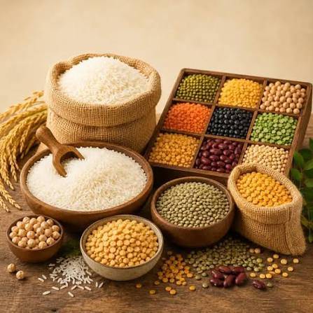 Quality pulses and rice